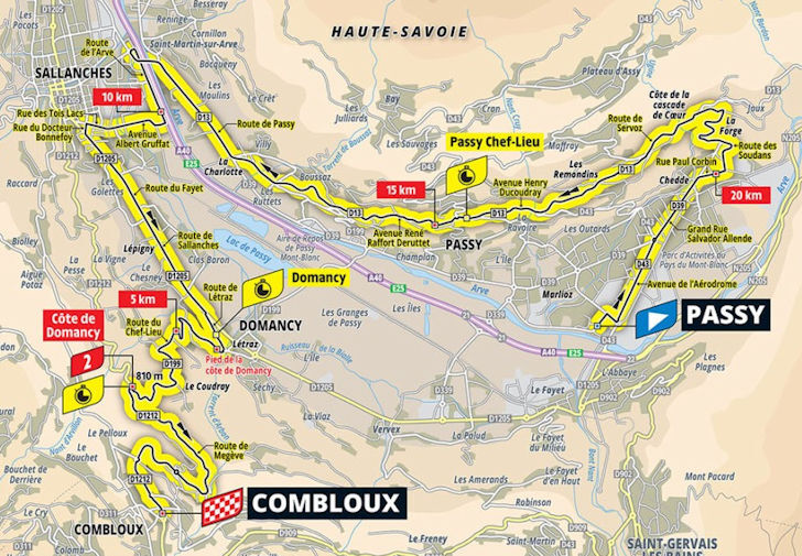 Tour de France 2023 - parcours etappe 16